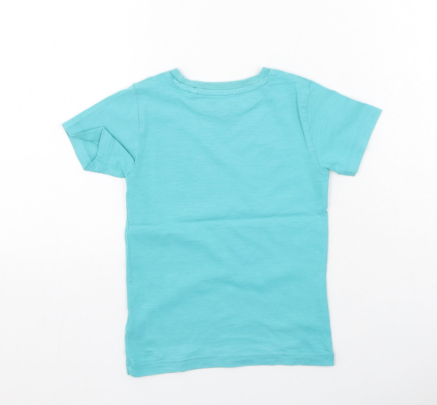 NEXT Boys Blue  Cotton Basic Casual Size 2-3 Years Round Neck