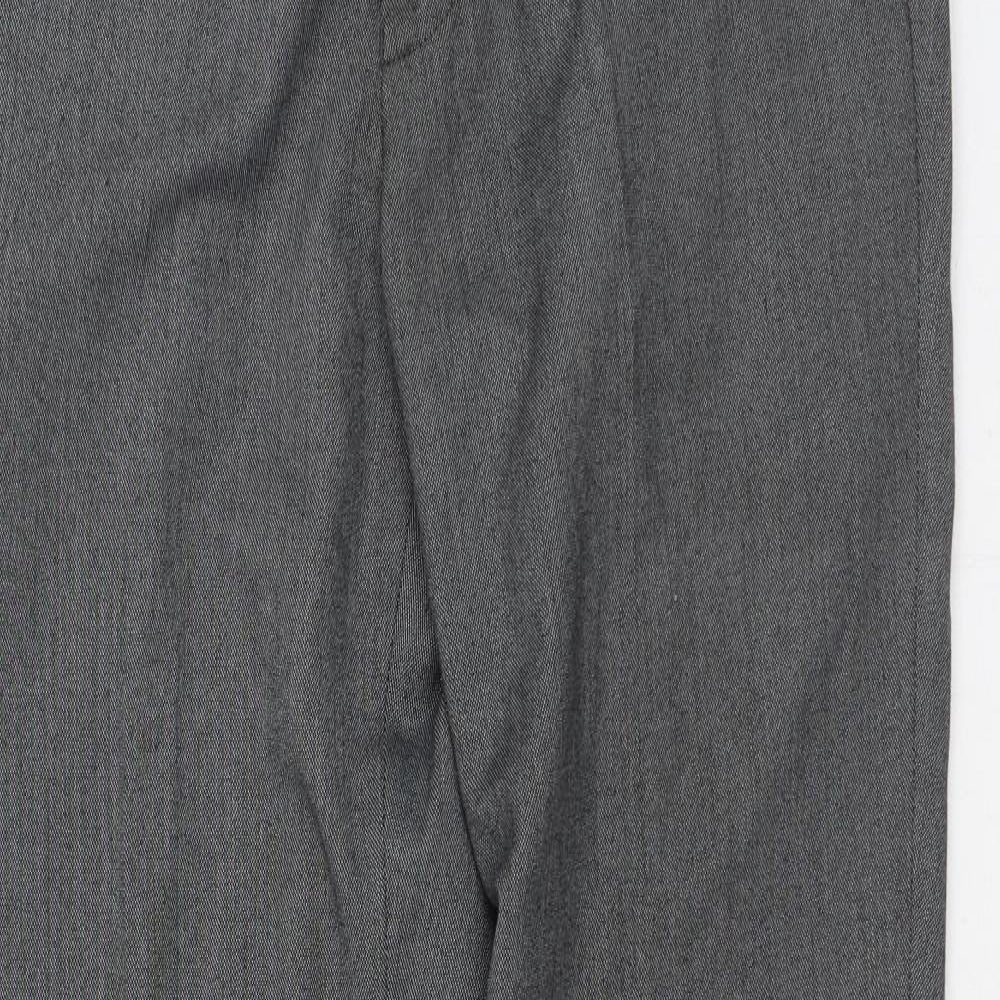 F&F Mens Grey  Polyester Trousers  Size 32 in L29 in Regular