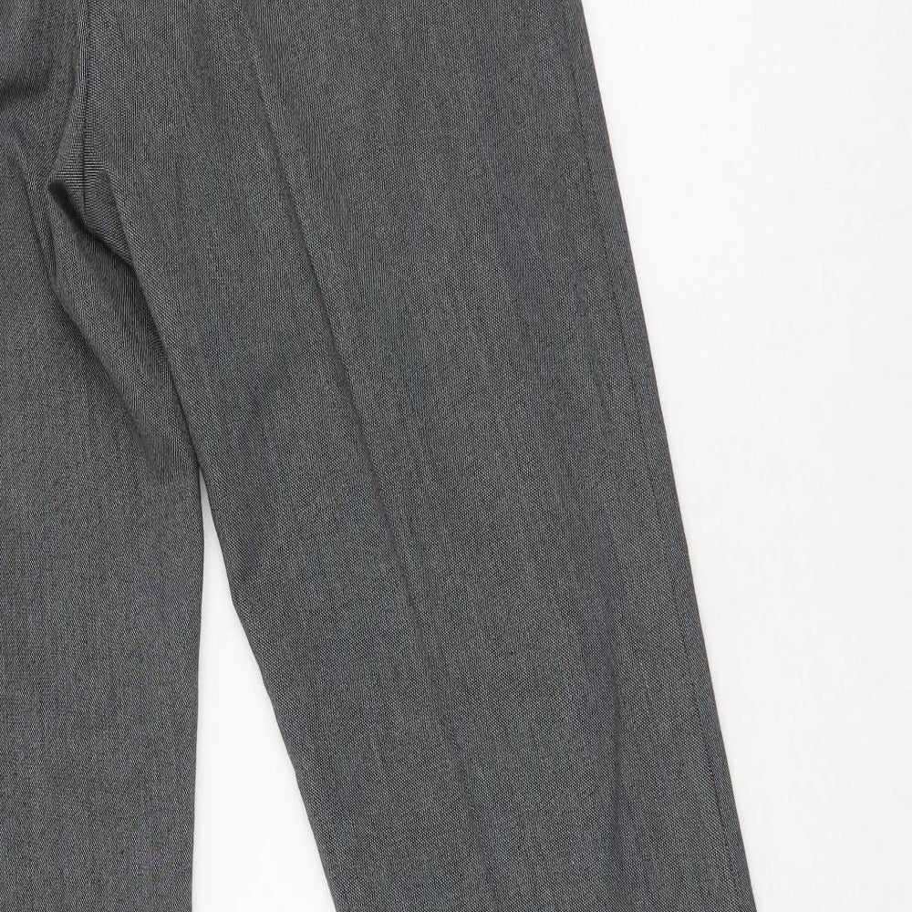 F&F Mens Grey  Polyester Trousers  Size 32 in L29 in Regular