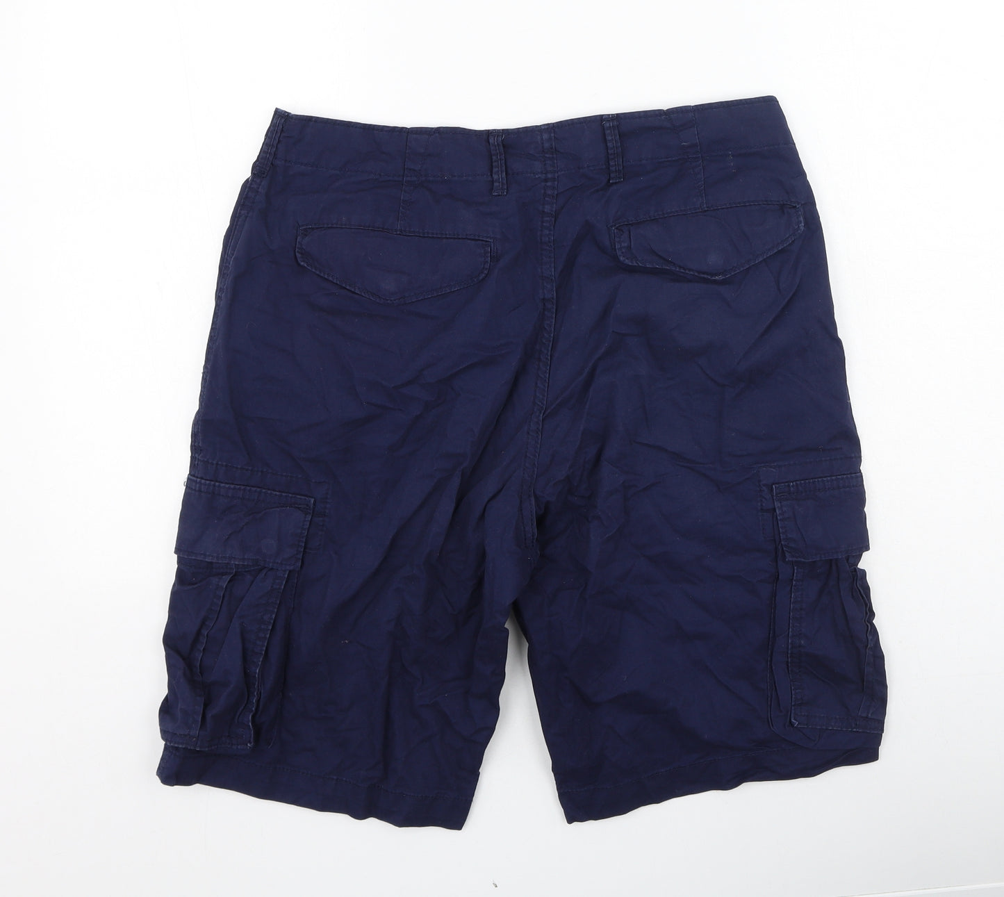 Gap  Mens Blue  Cotton Cargo Shorts Size 32 L10 in Regular