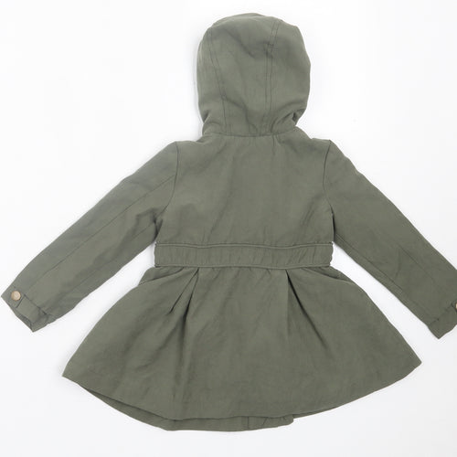 Tahari Girls Green   Jacket Coat Size 24 Months   Button