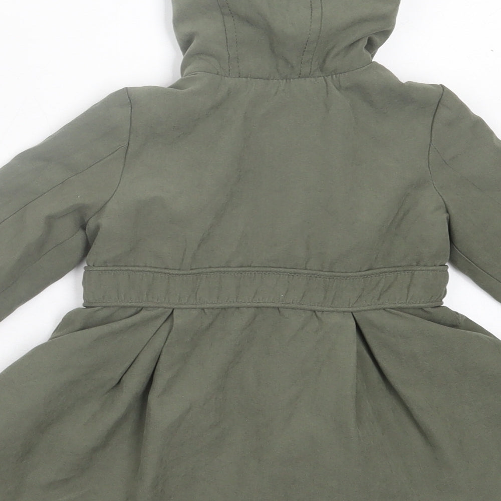 Tahari Girls Green   Jacket Coat Size 24 Months   Button
