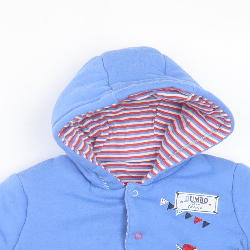 George Boys Blue   Basic Jacket Jacket Size 9-12 Months   Button - Dumbo