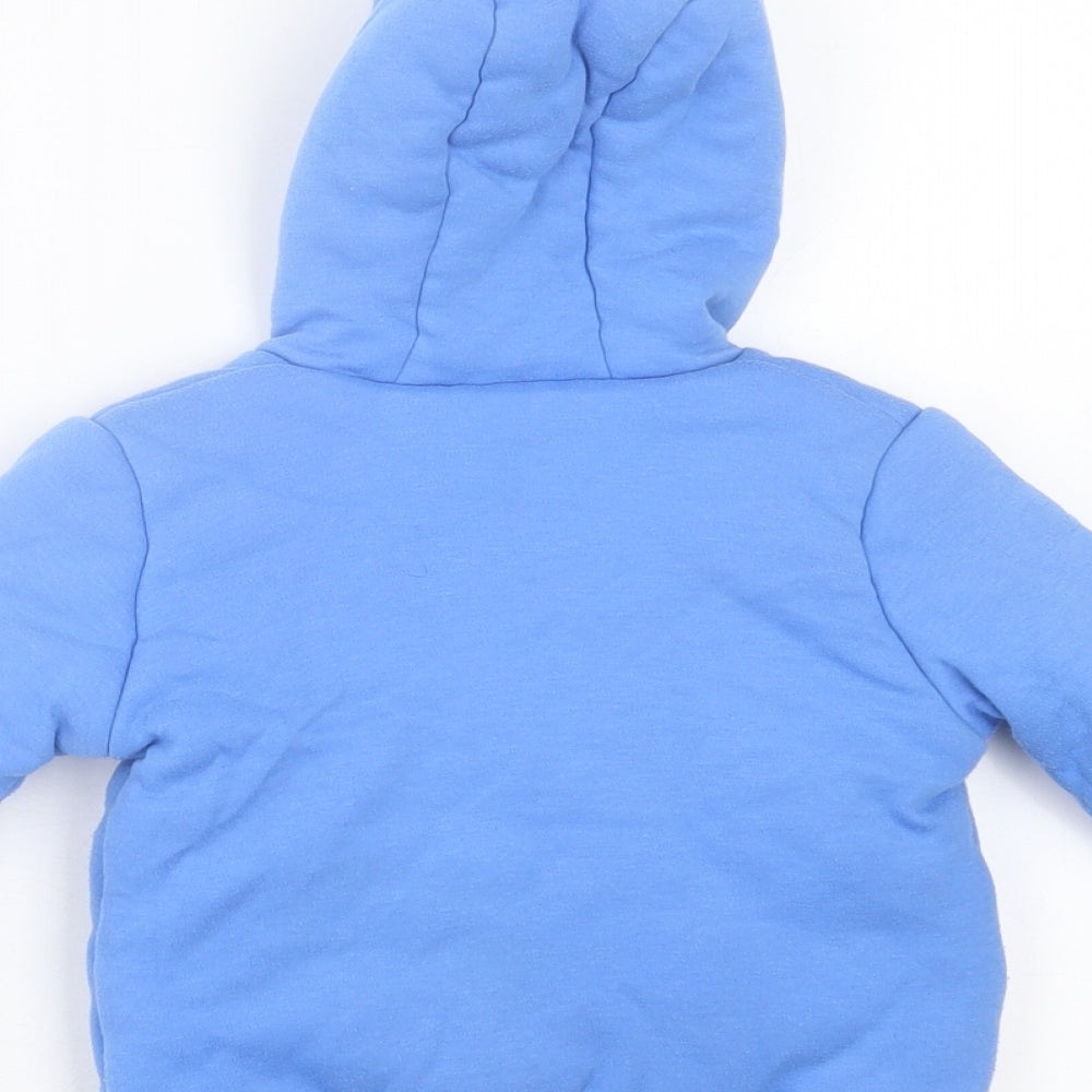 George Boys Blue   Basic Jacket Jacket Size 9-12 Months   Button - Dumbo