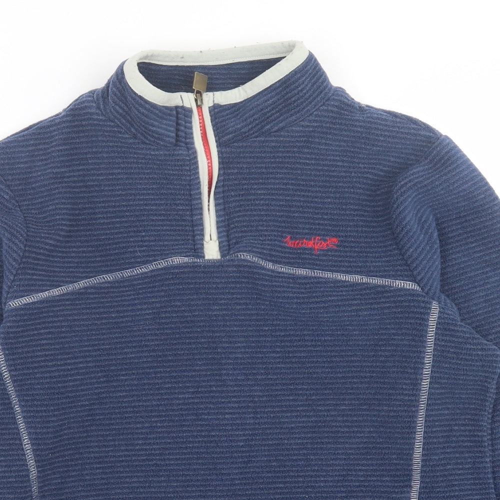 Weird Fish Womens Blue   Jacket  Size 14  Zip