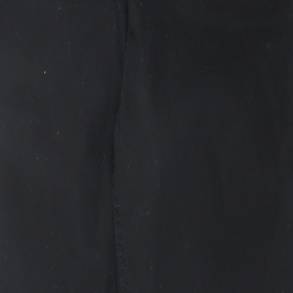 Avon Womens Black  Cotton Straight Jeans Size 18 L31 in Regular