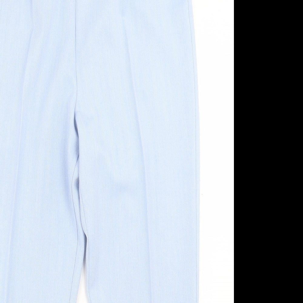 Berkertex Womens Blue  Polyester Trousers  Size 12 L26 in Regular