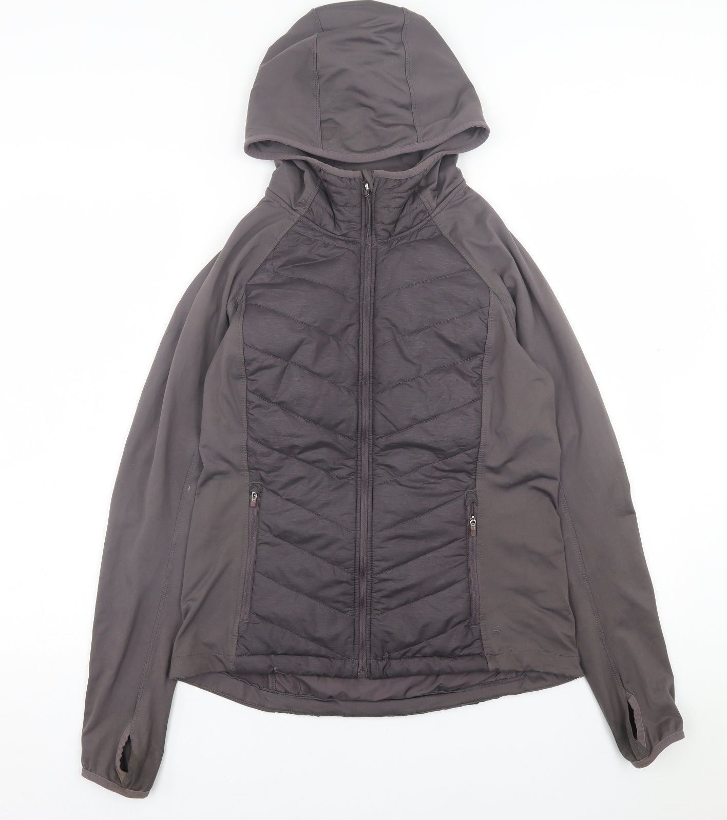 H&M Womens Grey   Jacket  Size M  Zip