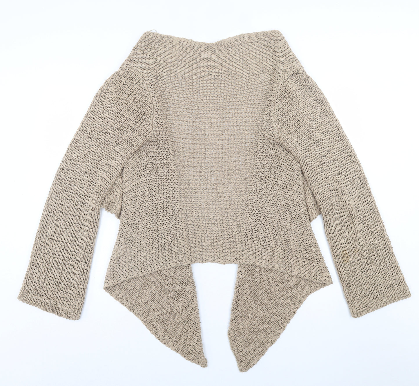 Florence + Fred Womens Brown V-Neck  Acrylic Cardigan Jumper Size L