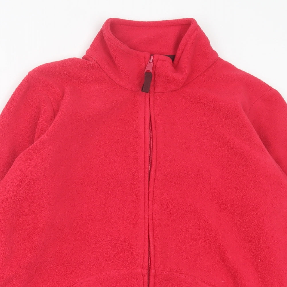Marks and Spencer Womens Red   Jacket  Size 16  Zip