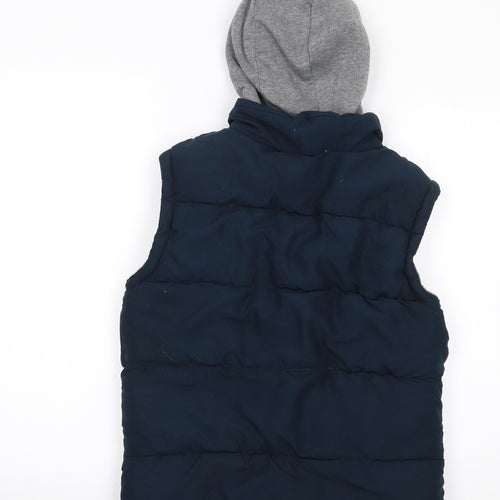 Primark Boys Blue   Gilet Jacket Size 12-13 Years  Zip