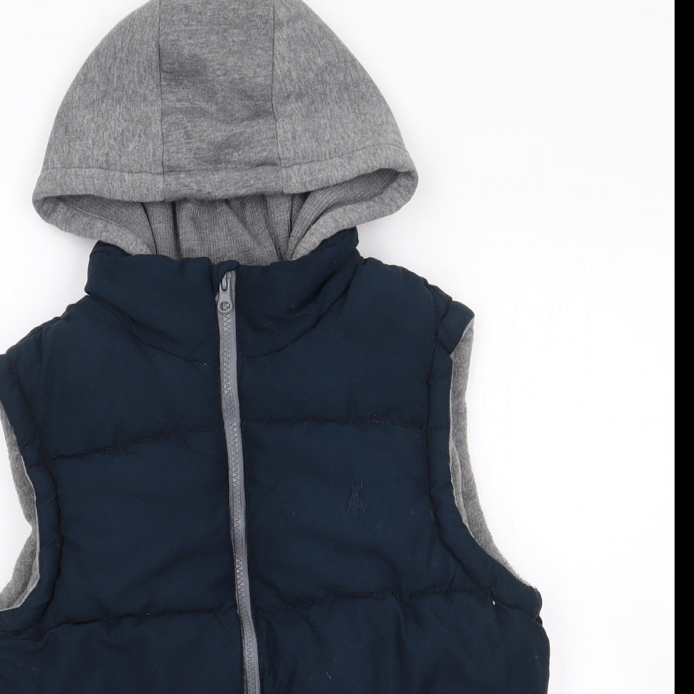 Primark Boys Blue   Gilet Jacket Size 12-13 Years  Zip