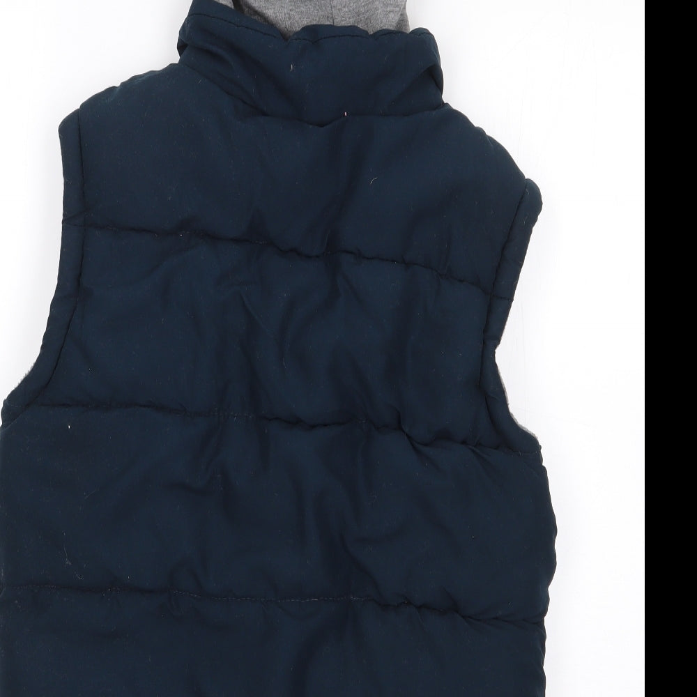 Primark Boys Blue   Gilet Jacket Size 12-13 Years  Zip