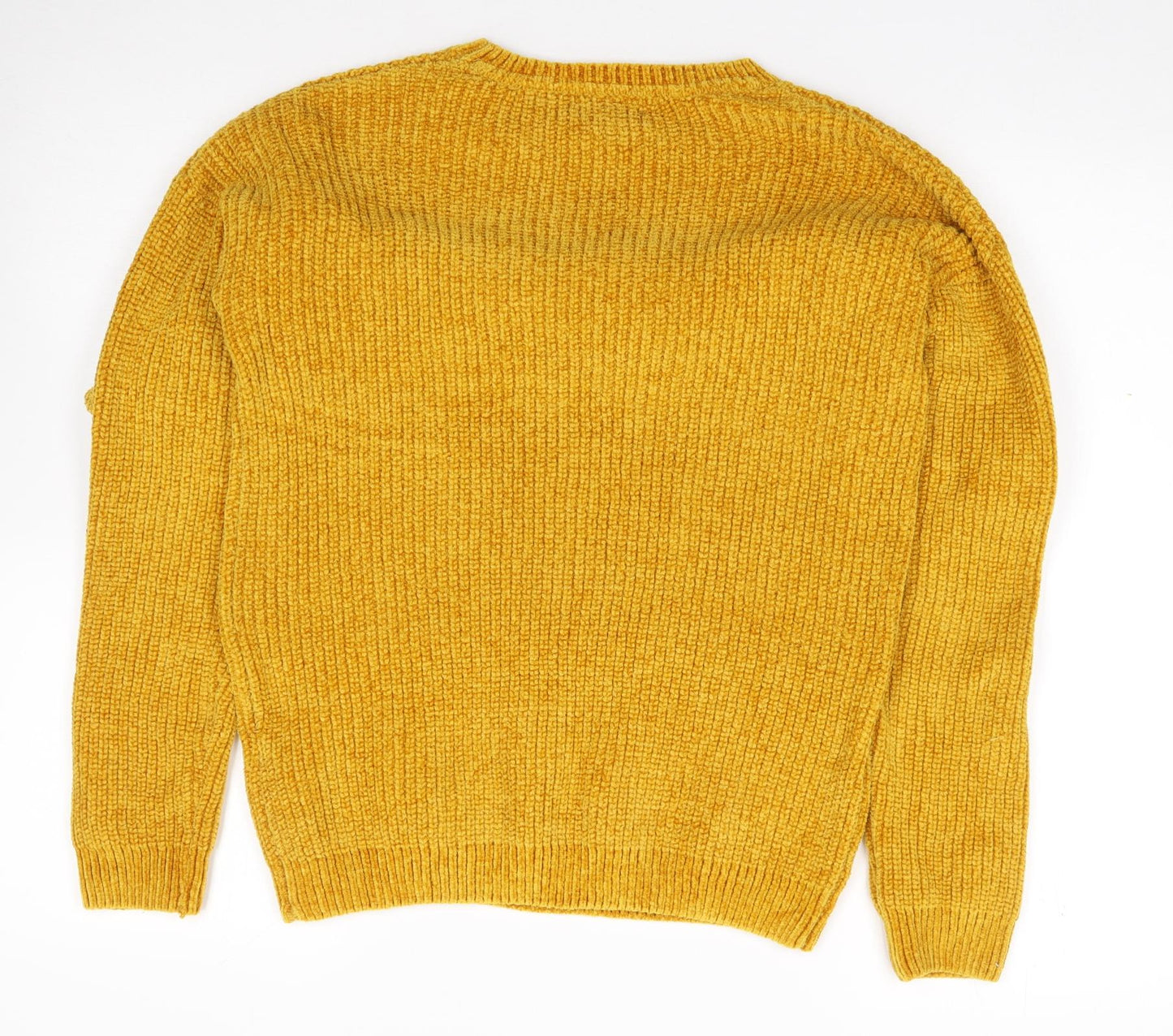 Primark Girls Yellow Crew Neck  Polyester Pullover Jumper Size 12-13 Years  Pullover