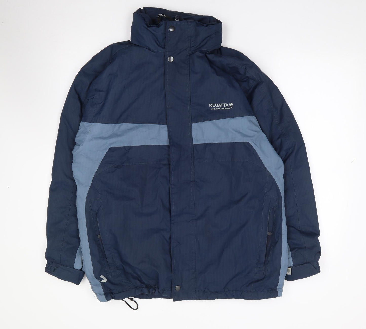 Regatta Mens Blue   Rain Coat Coat Size S  Zip