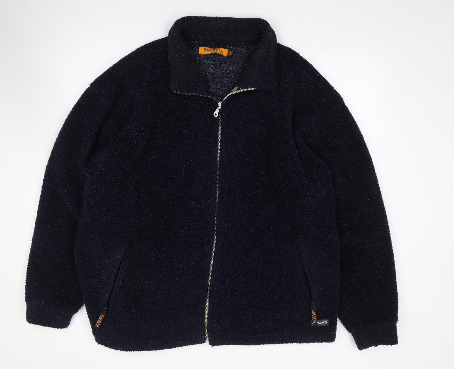 Regatta Mens Blue  Polyester Full Zip Sweatshirt Size 2XL