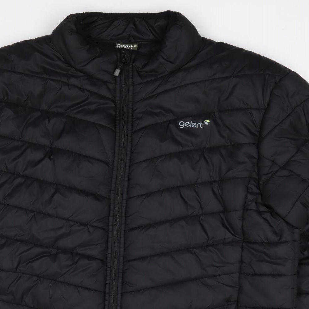 Gelert Mens Black   Rain Coat Coat Size 2XL  Zip