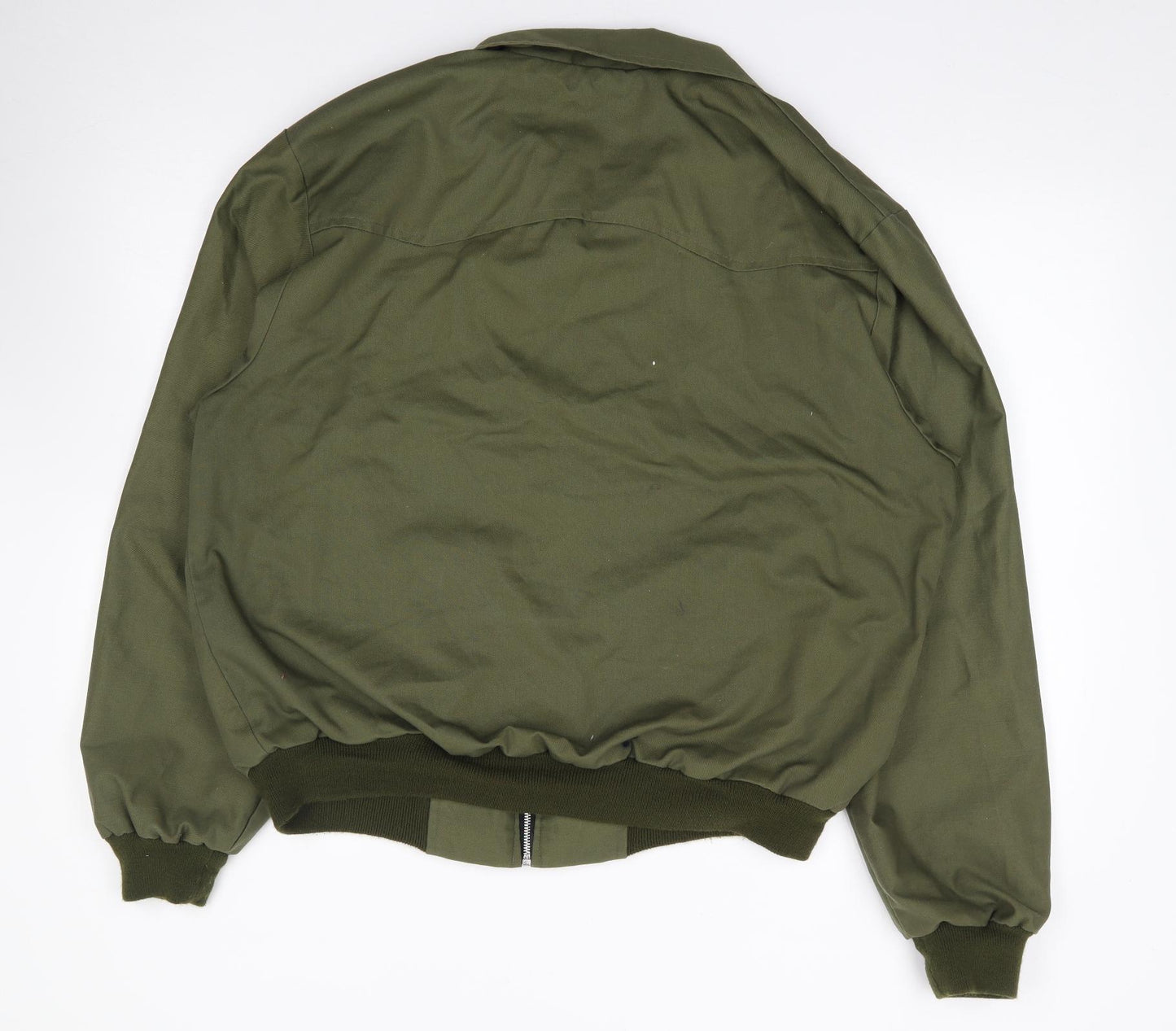 Preworn Mens Green   Jacket Coat Size L  Zip