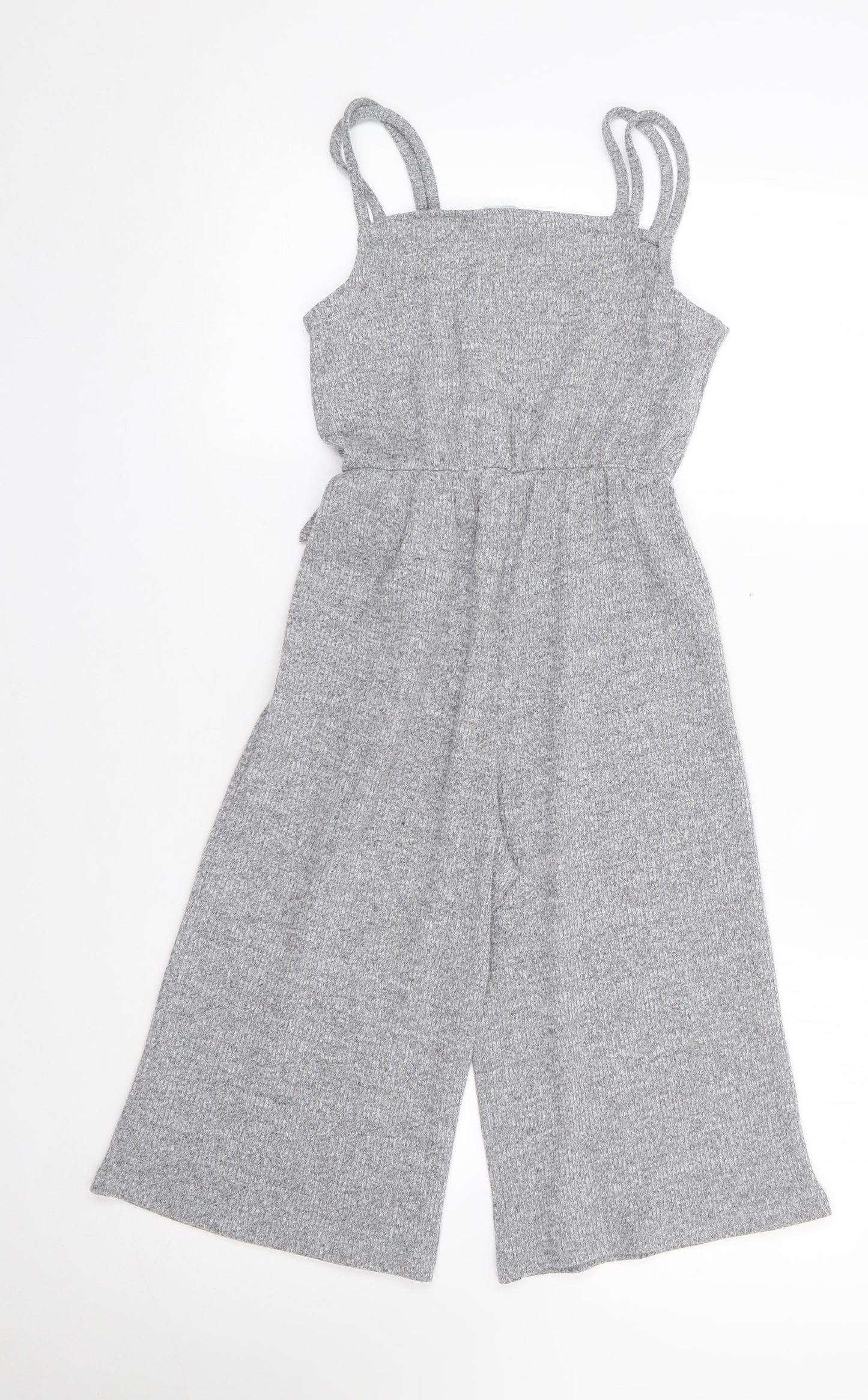 Primark  Girls Grey  Polyester Jumpsuit One-Piece Size 8-9 Years  Pullover