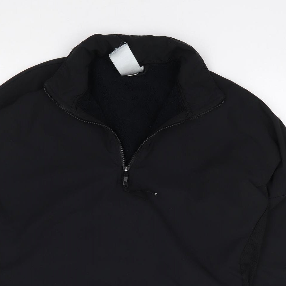 adidas Womens Black  Polyester Pullover Sweatshirt Size S  Pullover