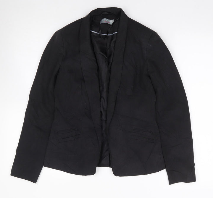 Dorothy Perkins Womens Grey  Polyester Jacket Blazer Size 8