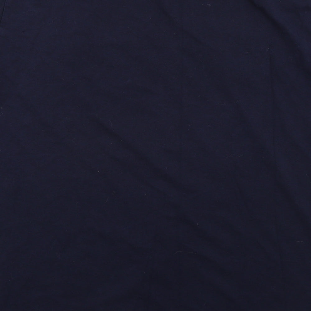 F&F Mens Blue  Cotton  T-Shirt Size XL Crew Neck  - Route 66