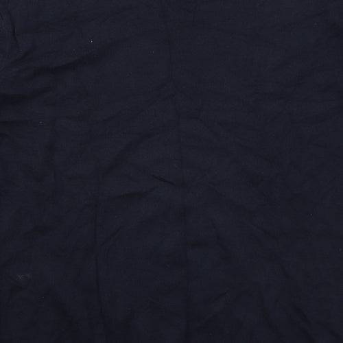 NEXT Mens Blue V-Neck  Cotton Pullover Jumper Size L