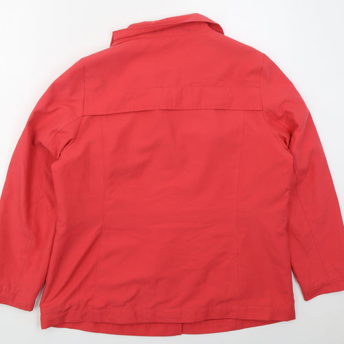 Marks and Spencer Womens Pink   Jacket  Size 16  Button