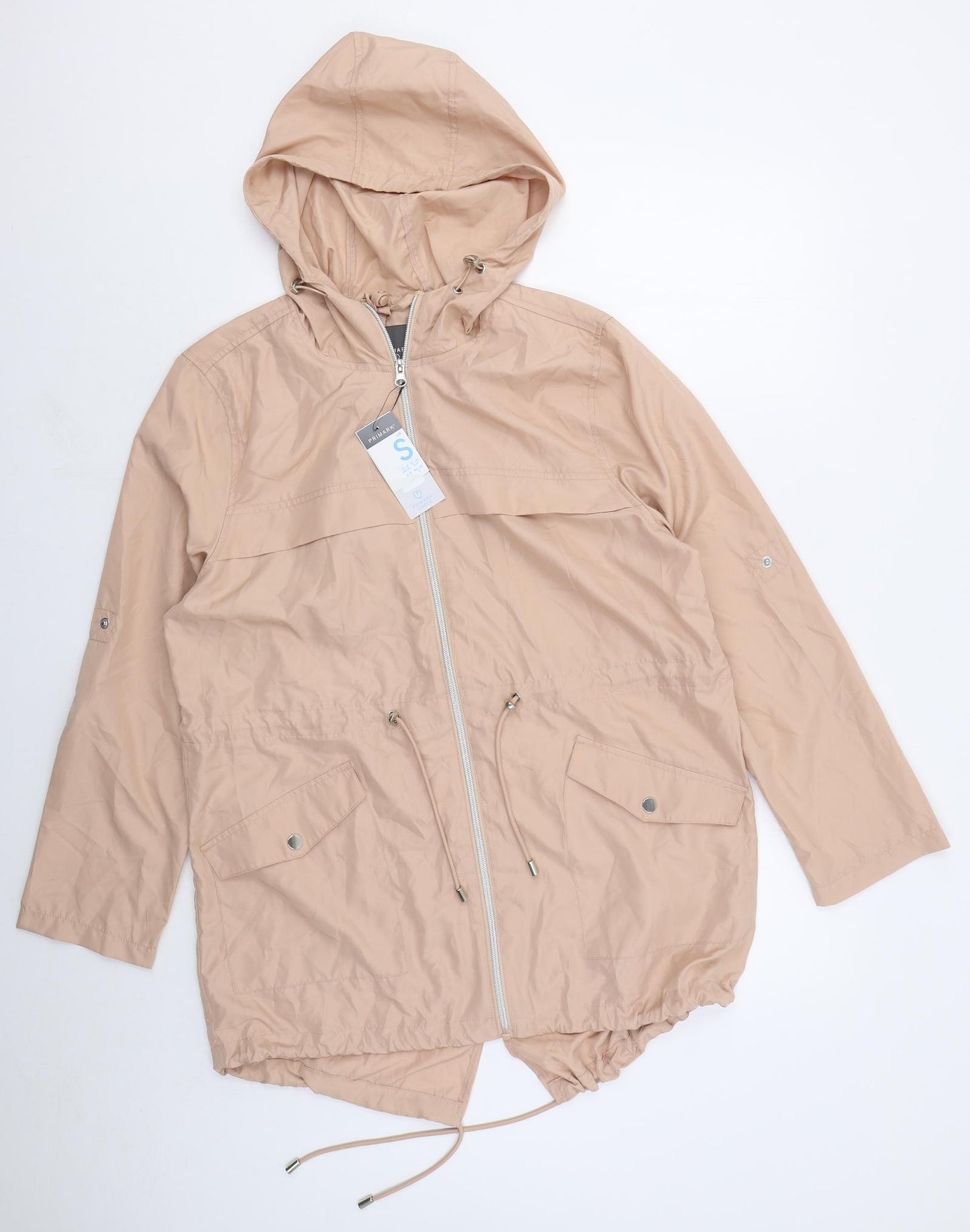 Primark Womens Pink   Anorak Coat Size 10  Zip
