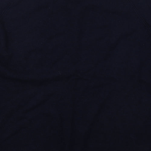 NEXT Mens Blue Crew Neck  Wool Pullover Jumper Size 2XL