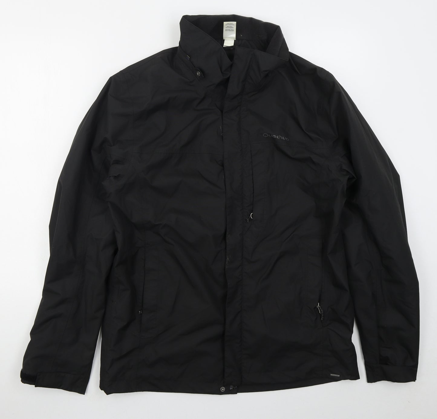 Quechua Mens Black   Jacket  Size L  Zip