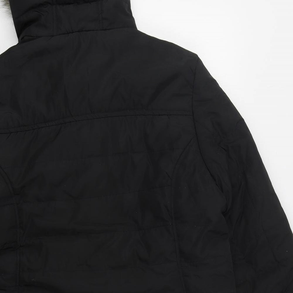 Regatta Womens Black   Quilted Coat Size 20  Zip