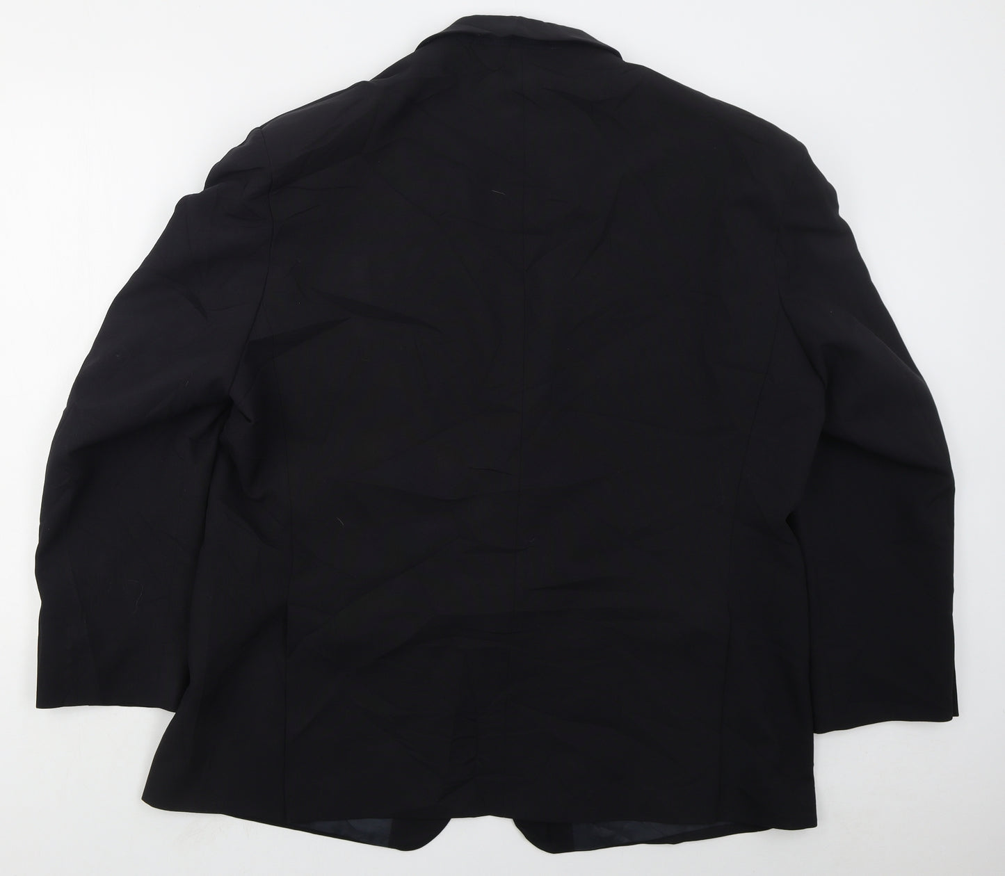 Greenwoods Mens Blue  Polyester Jacket Suit Jacket Size 48