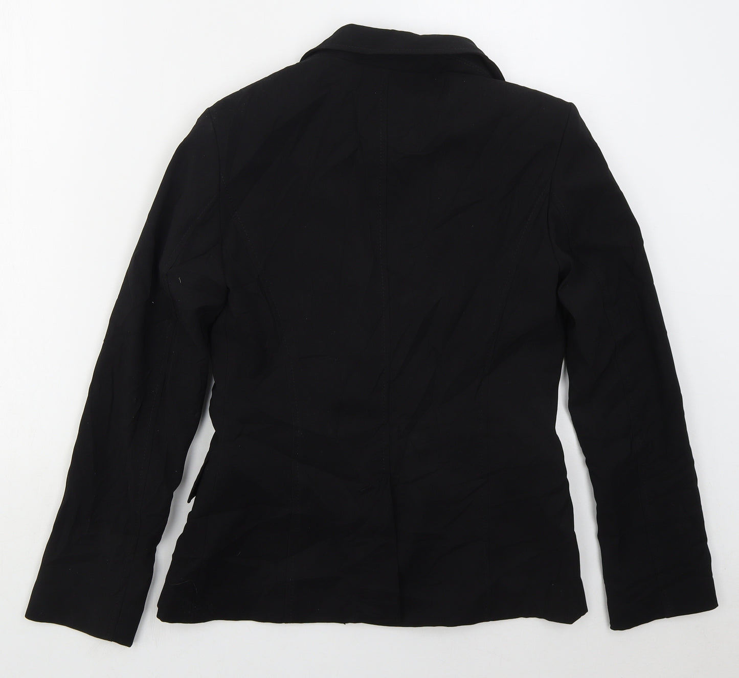 River Island Womens Black  Polyester Jacket Suit Jacket Size 10
