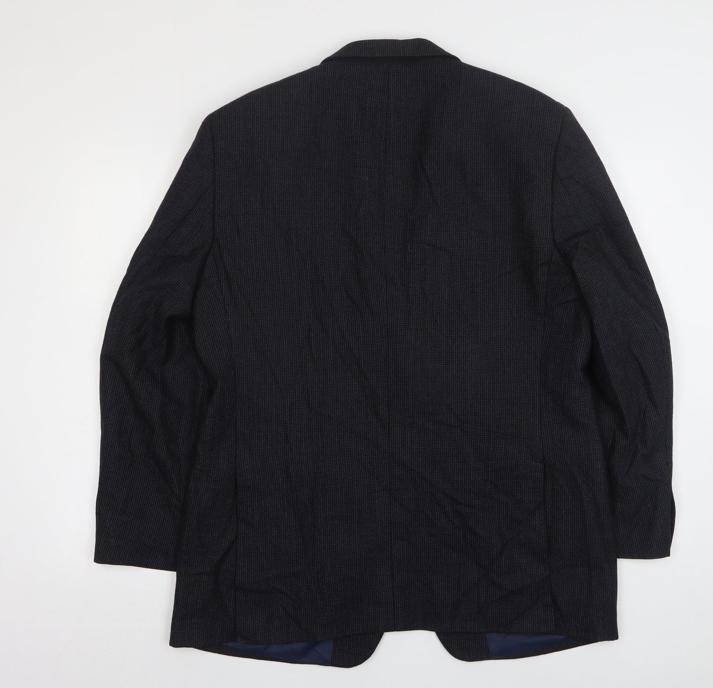 Greenwoods Mens Blue  Wool Jacket Suit Jacket Size 42