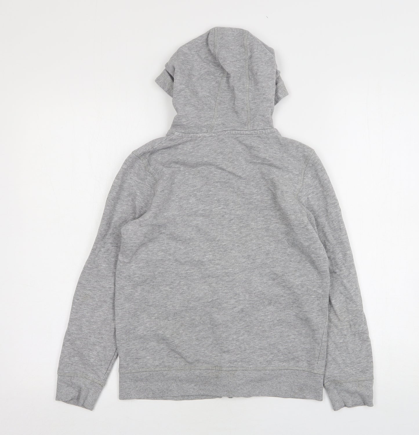 George Boys Grey  Cotton Full Zip Hoodie Size 10-11 Years