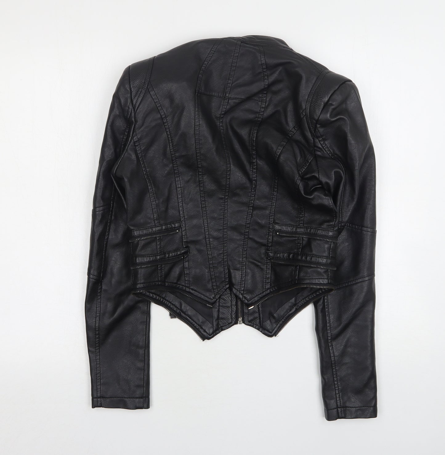 Noemi Kent Womens Black   Biker Jacket Size S