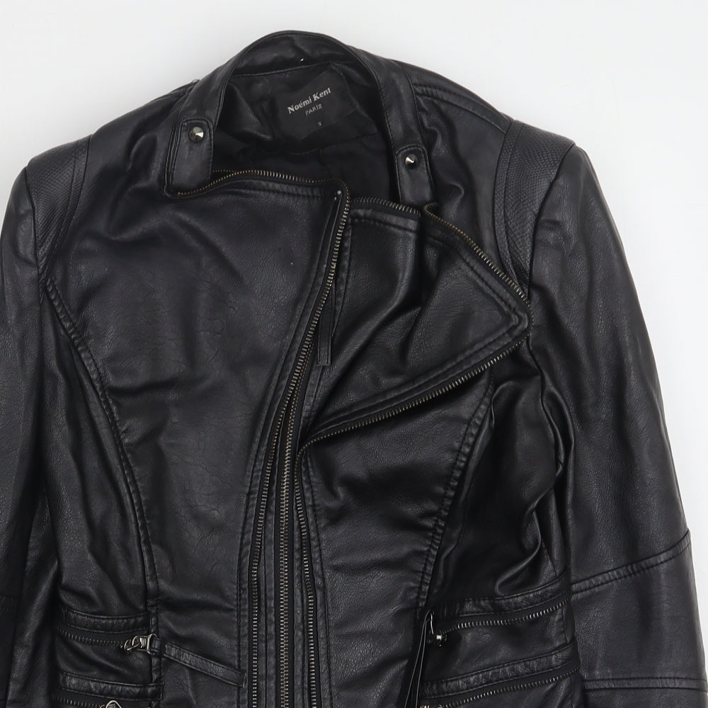 Noemi Kent Womens Black   Biker Jacket Size S