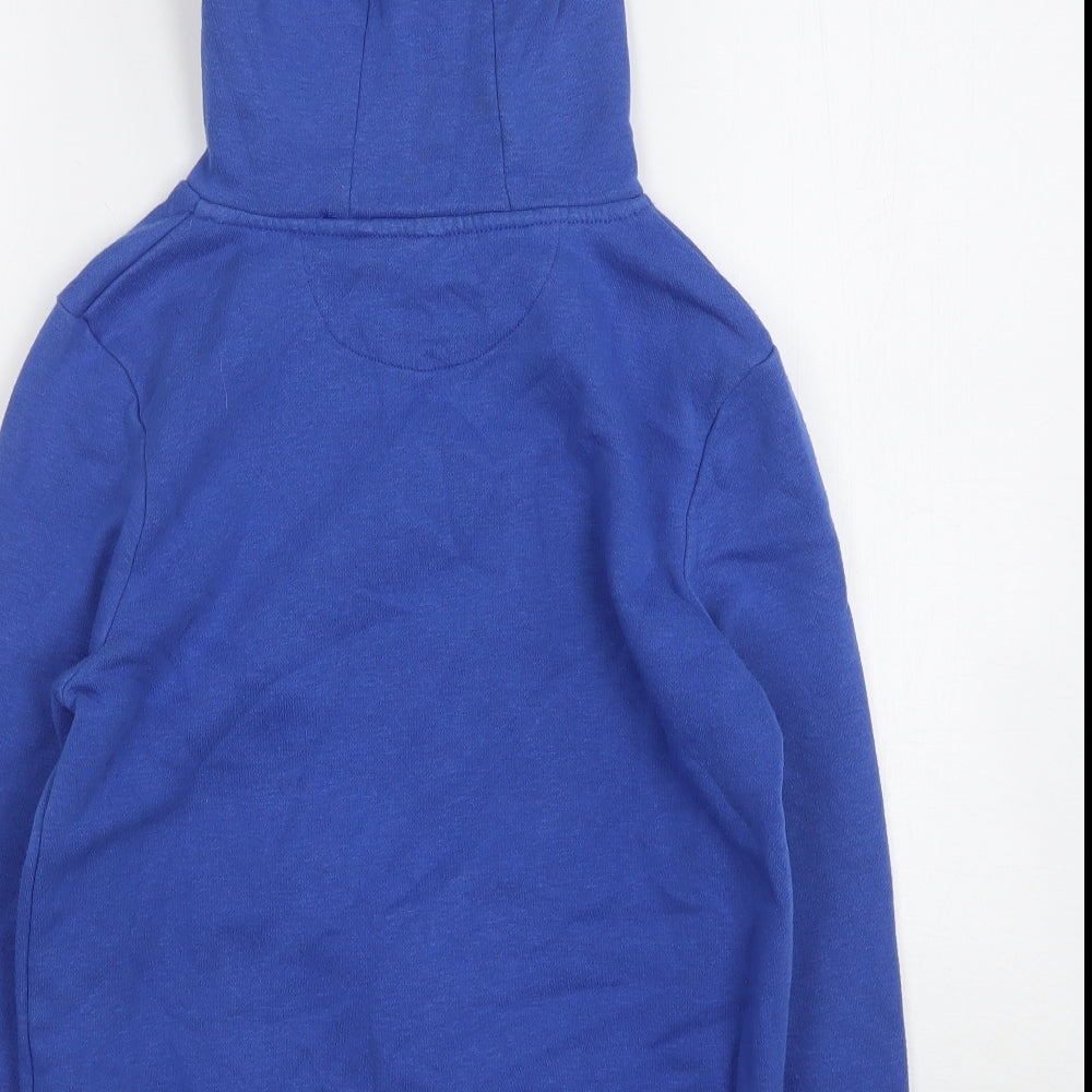 Primark Boys Blue  Cotton Pullover Hoodie Size 9-10 Years