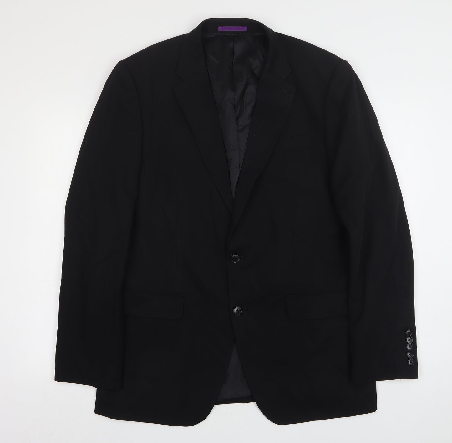 NEXT Mens Black  Wool Jacket Suit Jacket Size 42