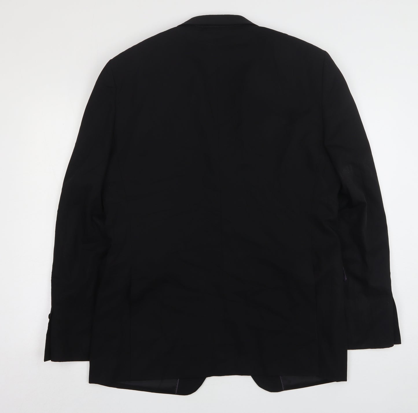 NEXT Mens Black  Wool Jacket Suit Jacket Size 42