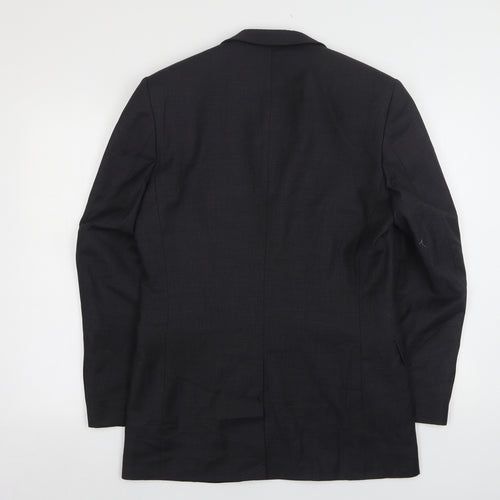 Burton  Mens Grey  Polyester Jacket Suit Jacket Size 46