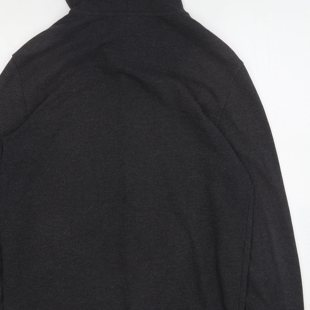H&M Mens Grey  Cotton Full Zip Hoodie Size M