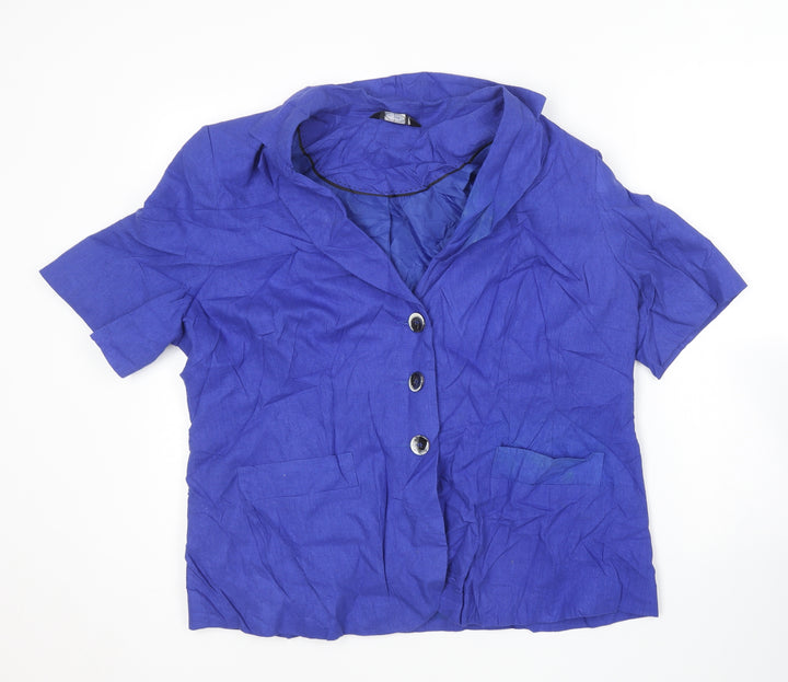 Bonmarché Womens Blue   Jacket Blazer Size 18