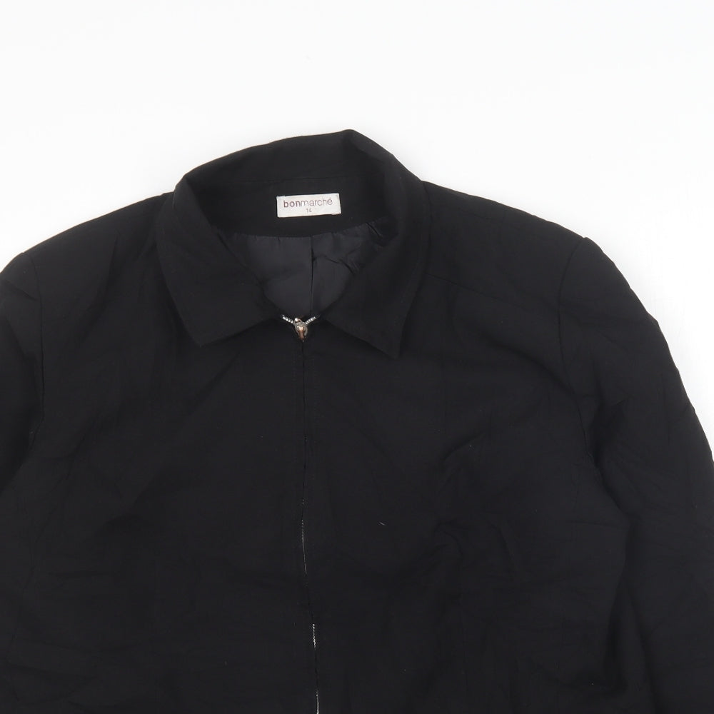 Bonmarché  Womens Black   Jacket Blazer Size 14