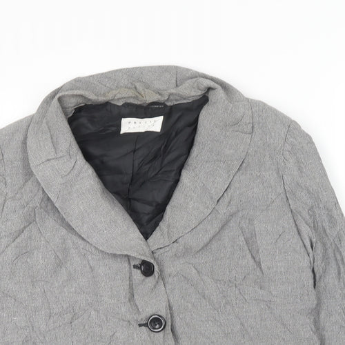 Precis Womens Grey   Jacket Blazer Size 14