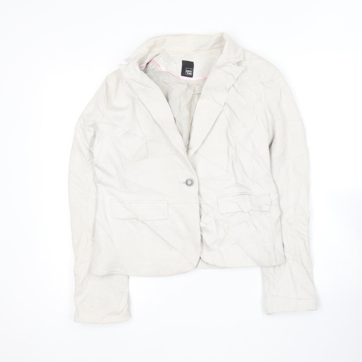 Pimkie Womens Ivory   Jacket Blazer Size L