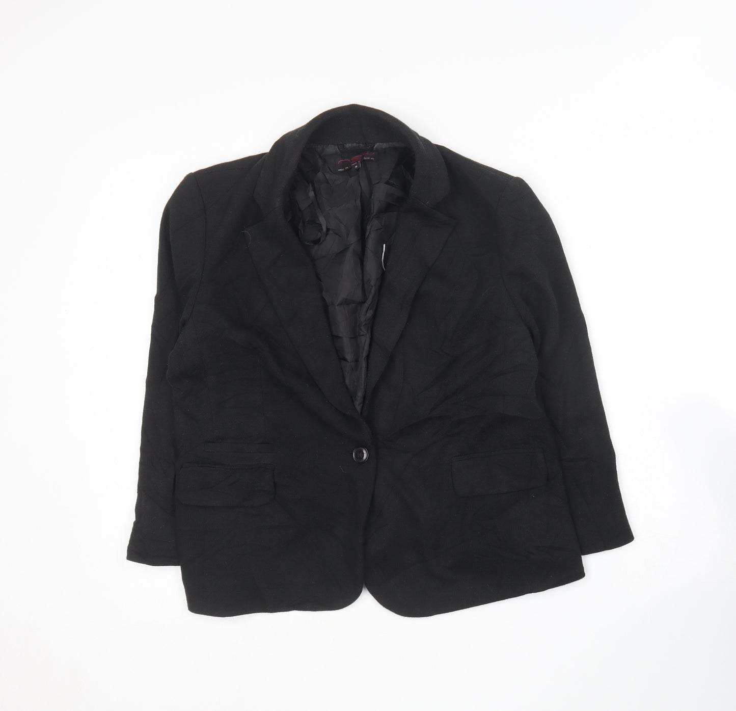 New Look  Womens Black   Jacket Blazer Size 16