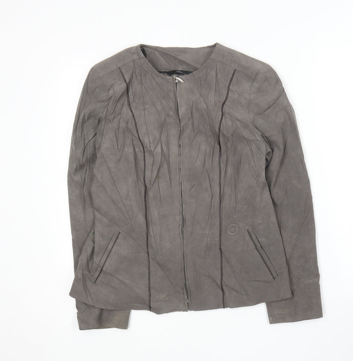 Bonmarché Womens Grey Jacket Size 10