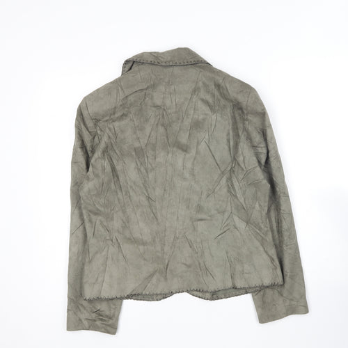M&Co Womens Green   Jacket Blazer Size 14